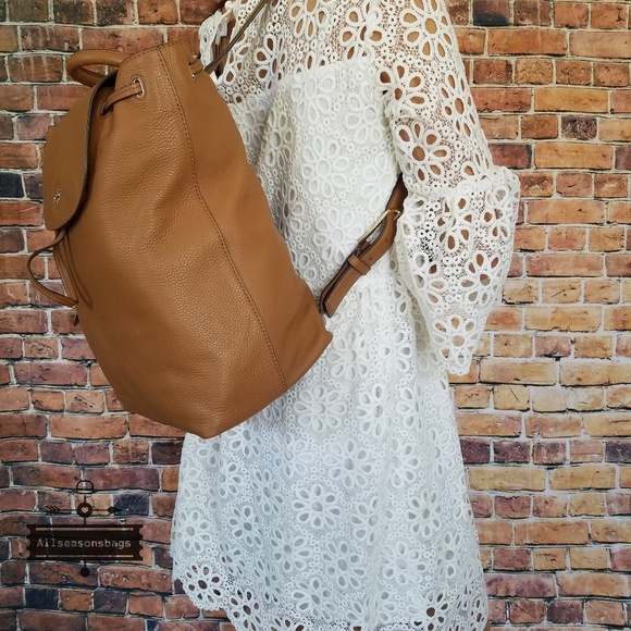 Tory burch brody backpack bark bag brown NWT - Picture 6 of 8